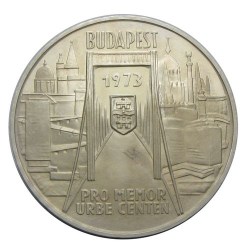 Budapest 1973 centenáriumi emlékérem PP e